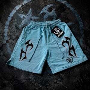 Hellstar Flame Shorts (Azul)