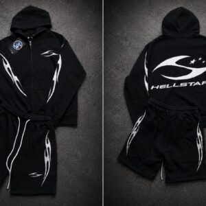 Hellstar Eclipse Hoodie & Shorts Set